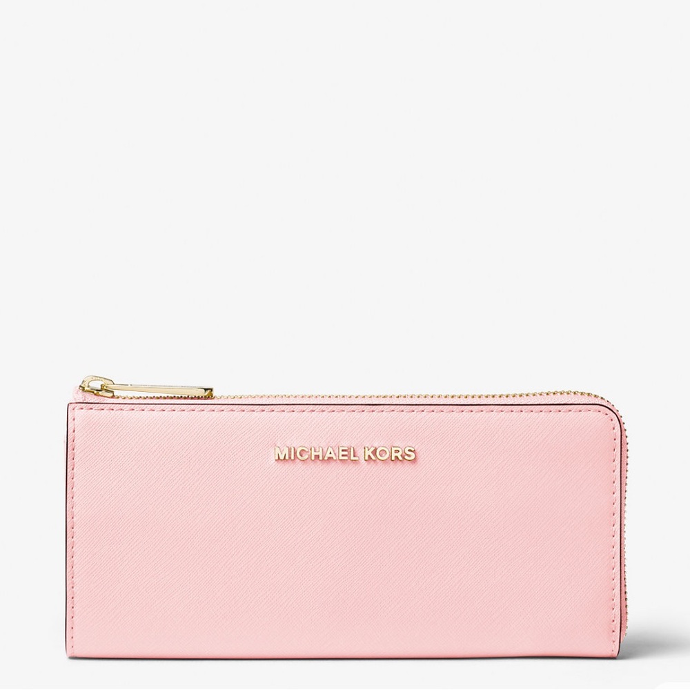 Michael Kors Blush Pink Zip Wallet